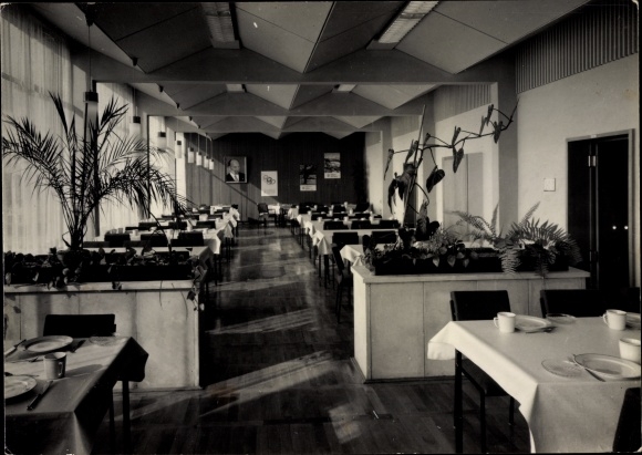 Ak Rabenberg Erzgebirge, sportschool, eetzaal