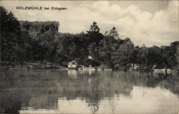 Postcard Eldagsen Springe am Deister Lower Saxony, Holzmühle