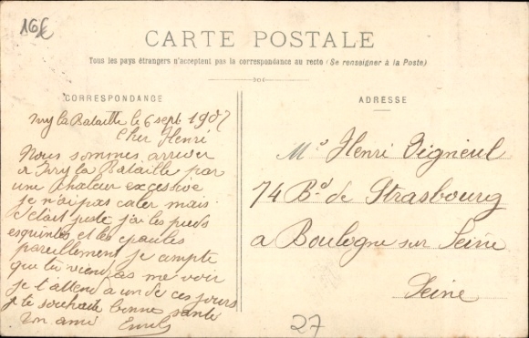 CPA La Chaussée d'Ivry Eure-et-Loir, Eglise
