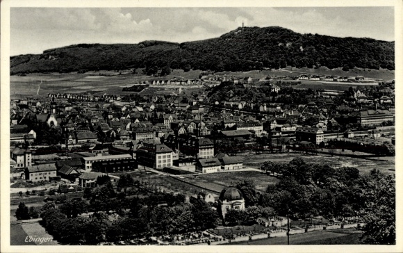 Ak Ebingen Albstadt in Württemberg, Fliegeraufnahme