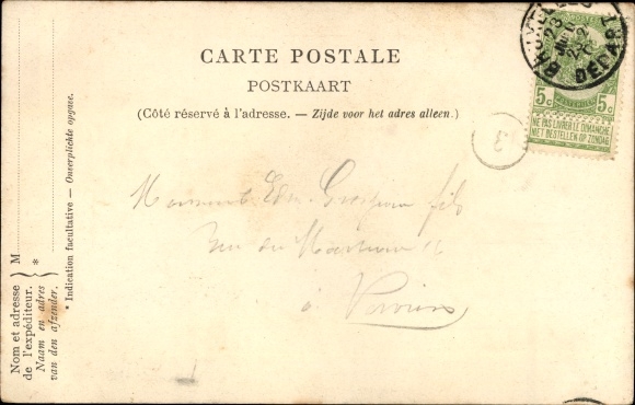 Artist Postcard Belgien, Kingdom of Belgium, 75th Anniversary of National Independence