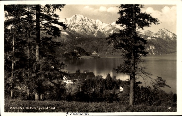 Ak Kochelsee Oberbayern, Herzogstand