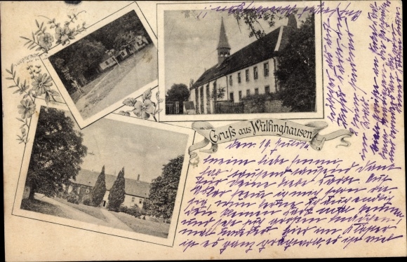 Postcard Springe am Deister, Wülfinghausen monastery
