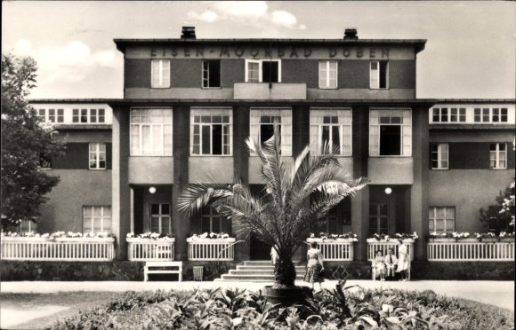 Postcard Bad Düben an der Mulde, Eisenmoorbad, Kurhaus