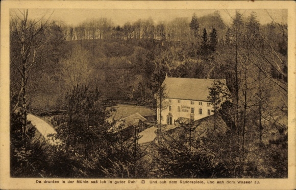 Postcard Wachau in Saxony, Seifersdorfer Tal, Gräfl. v. Brühl'sche Marienmühle, Gräfl. von Brüh'sche Mühl