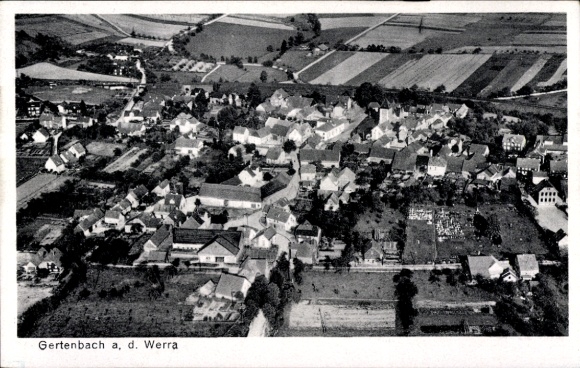 KP Gertenbach Witzenhausen nad Werrą, zdjęcie lotnicze
