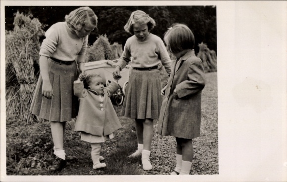 Ak Kinder der Juliana der Niederlande, Prinzessinnen Beatrix, Irene, Margriet, Christina