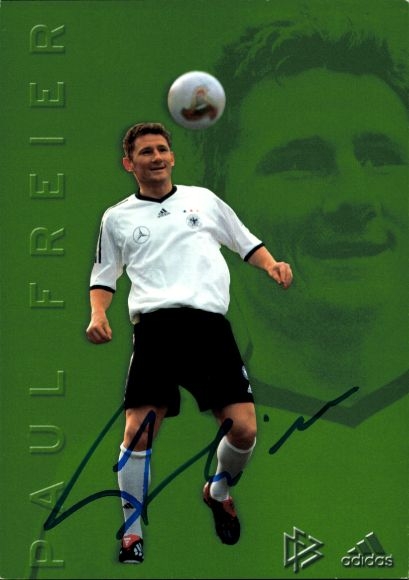 Autograph card footballer Paul Freier, German national team, autograph