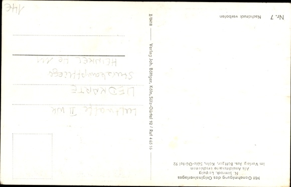 Song Postcard Song of the Dive Fighter Pilots, Heinkel He 111, Luftwaffe, Georg Eulenberger, Gerhard Pallmann
