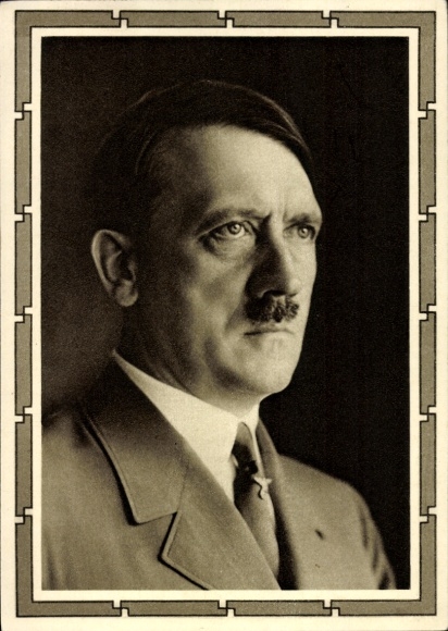 Ganzsachen Ak Führer und Reichskanzler Adolf Hitler, Portrait