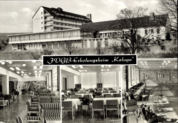 Postcard Schnett Masserberg in Thuringia, FDGB recovery home Kaluga