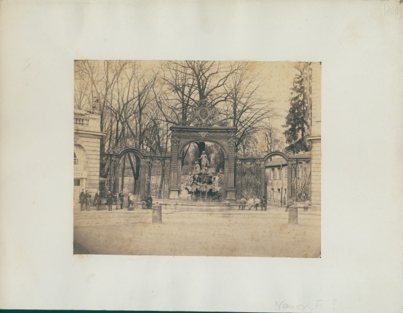 Photo Nancy Meurthe et Moselle, around 1870, Place Stanislas Brunnen