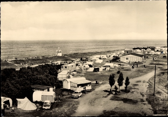 Postcard Timmendorf Insel Poel Mecklenburg, campsite