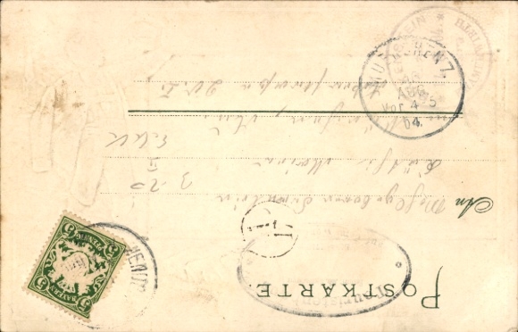Stamp Postcard Bayrischzell in the Mangfall Mountains Upper Bavaria, Wendelstein