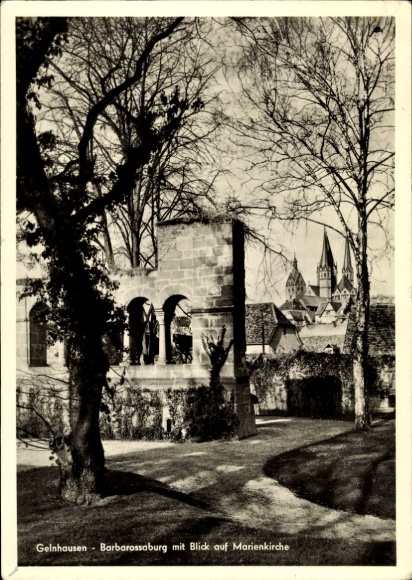 PC Gelnhausen in Hesse, Barbarossaburg, St. Mary's Church