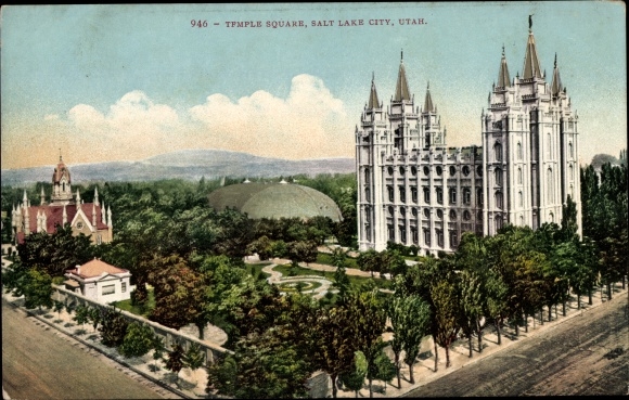 AK Salt Lake City Utah, VS, Temple Square