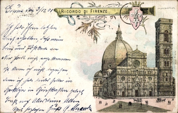 Ak Firenze Florenz Toscana, Ricordo