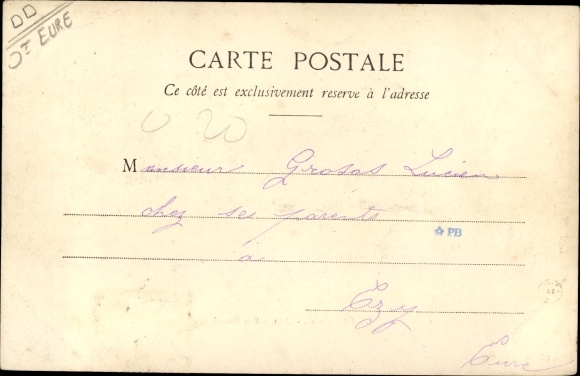 Postcard Ezy Eure, Quay, Rue Potard