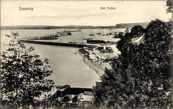 Ak Sassnitz auf Rügen, Hafen