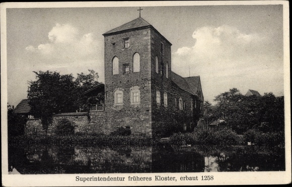 Postcard Belgern in Saxony, superintendent of a former monastery