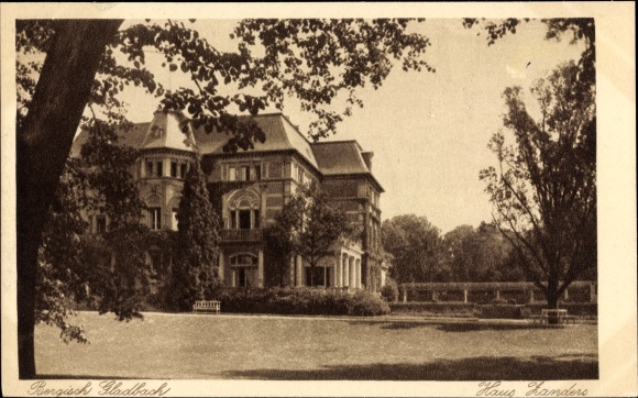 Postcard Bergisch Gladbach North Rhine Westphalia, Villa Zanders