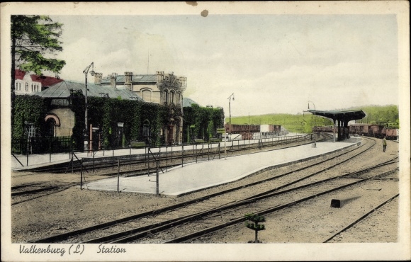 PC Valkenburg Limburg Netherlands, train station, track side, station