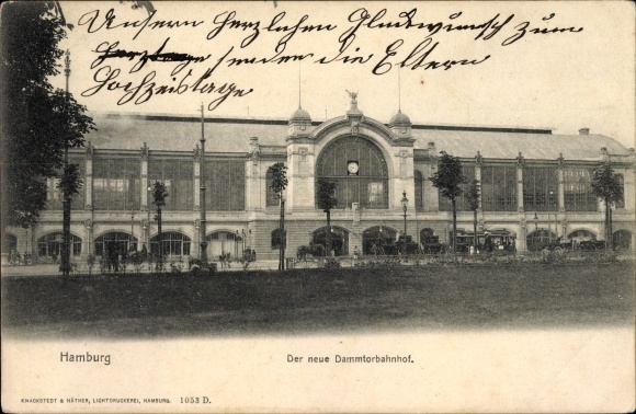 PC Hamburg Eimsbüttel Rotherbaum, the new Dammtor station, street side