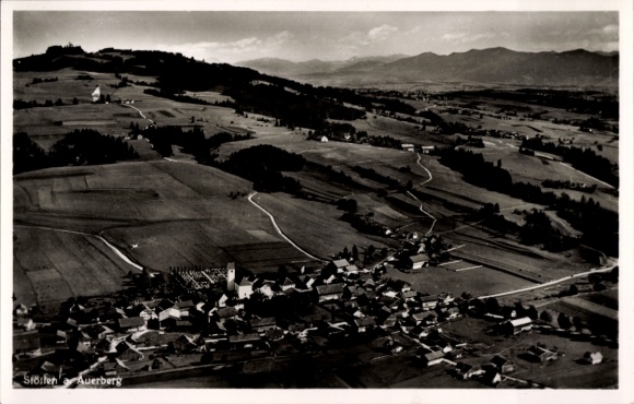 KP Stötten am Auerberg Allgäu, zdjęcie lotnicze