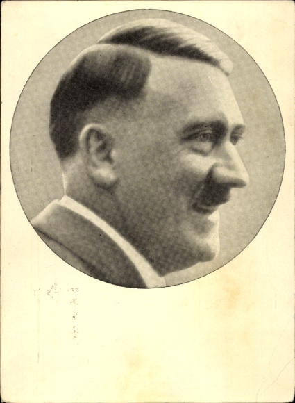 Postcard Führer and Reich Chancellor Adolf Hitler, Men of the Time 91
