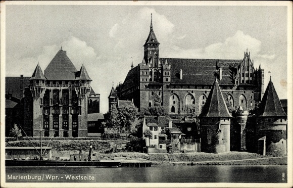 PC Malbork Marienburg West Prussia, west side, Nogatpartie