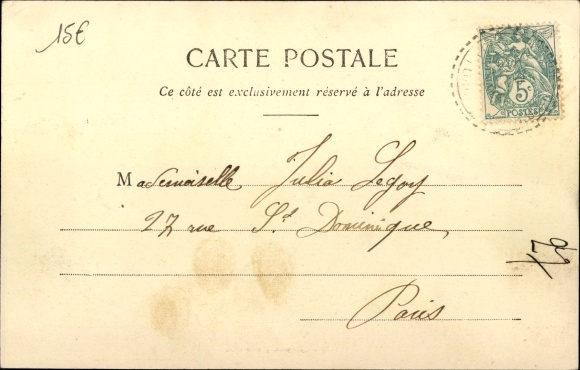 Postcard Nos Bons Agents, l&#39;Agent crachoir, public spittoon
