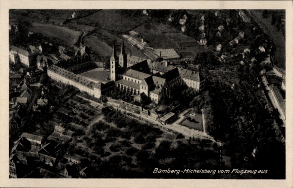 Ak Bamberg in Opper-Franken, luchtfoto