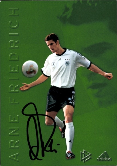 Autograph card footballer Arne Friedrich, German national team, autograph