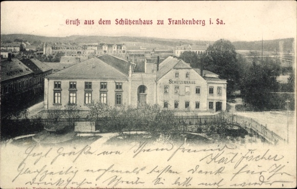 Ak Frankenberg in Sachsen, Schützenhaus
