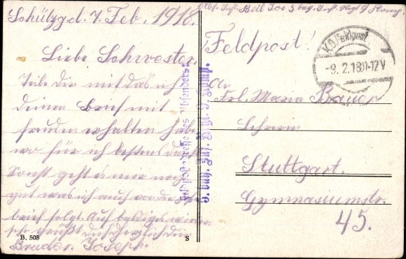 Postcard La Fere Aisne, Bahnhof