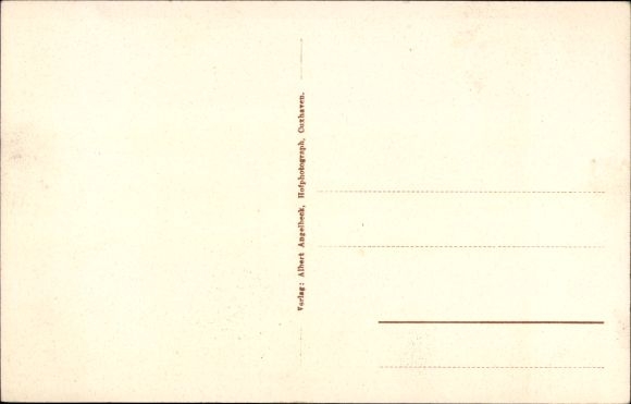 Postcard Insel Neuwerk, Cemetery of the Nameless