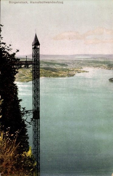 KP Bürgenstock Kanton Nidwalden, wyciąg Hametschwand, jezioro