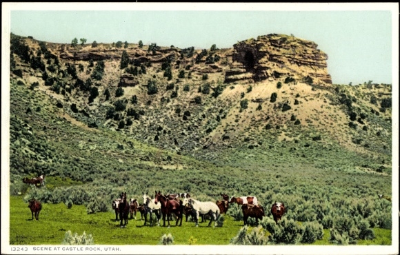 Ak Utah Verenigde Staten, scène in Castle Rock