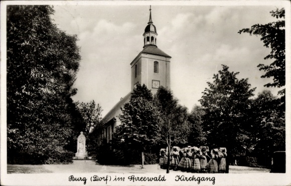 Ak Burg im Spreewald, kerkdienst