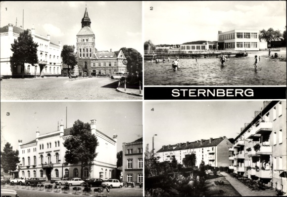 KP Sternberg w Meklemburgii, Karl Liebknecht Strasse, restauracja, łazienka, ratusz, nowe budynki
