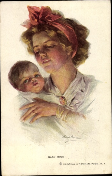 Artist PC Boileau, Philip, Baby Mine, mother with baby