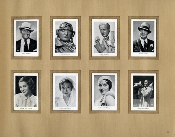 Film album no. 2 collective picture album Josetti cigarette factory, Berlin 1932