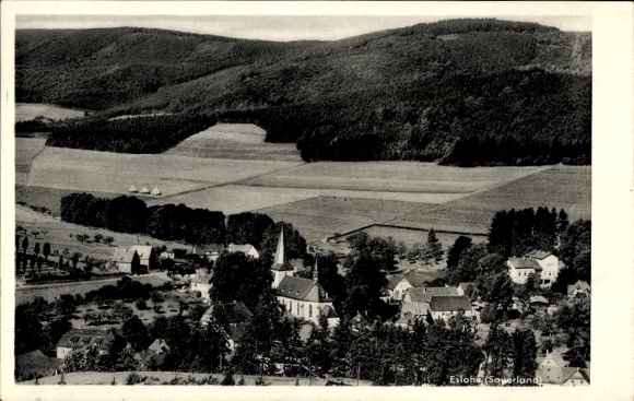 Postcard Eslohe in the Hochsauerlandkreis, general view