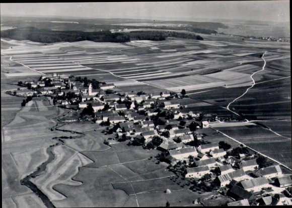 Photo Loppenhausen Breitenbrunn Swabia Unterallgäu, aerial photograph