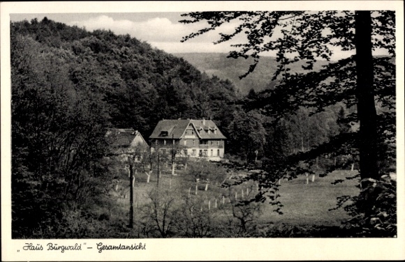 Ak Deutschland, Haus Burgwald, Gesamtansicht