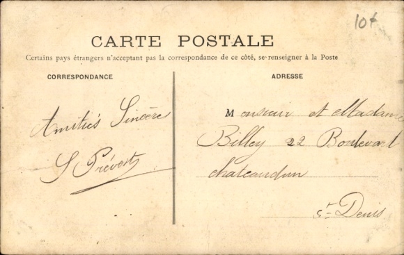 Postcard Villennes sur Seine Yvelines, Un coin de Villennes