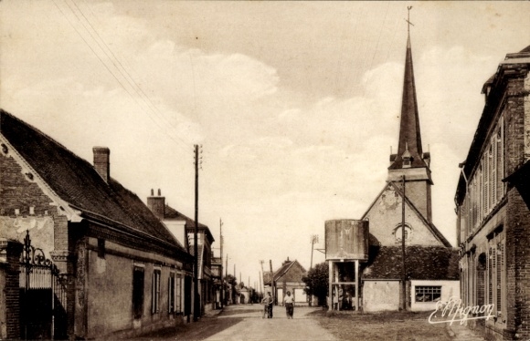 Postcard Bois-le-Roi-Eure, Church