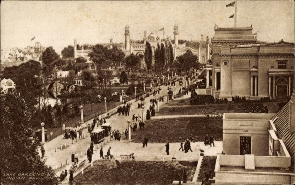 KP London City Anglia, Wystawa Imperium Brytyjskiego 1924, Lake Gardens, Pawilon Indyjski
