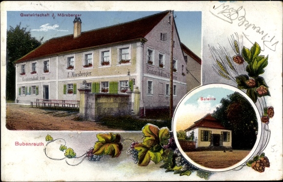 Ansichtkaart Bubenreuth Midden-Franken, herberg
