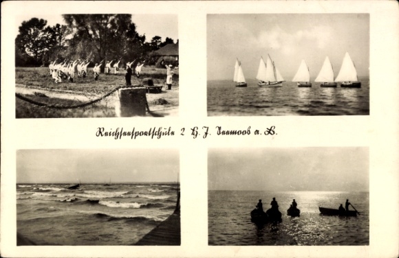 Ak Seemoos Friedrichshafen am Bodensee, Reichsseesportschule, Hitlerjugend